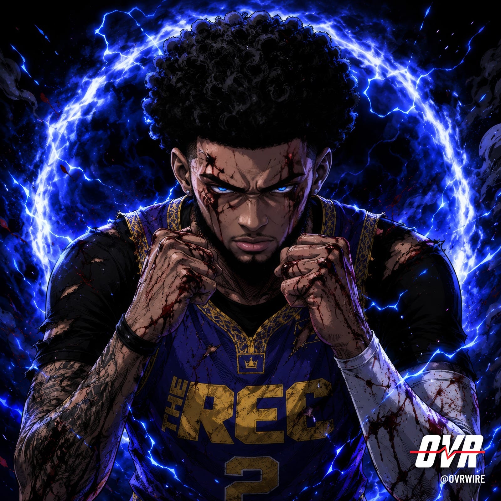 NasFuneral anime-style illustrated player poster