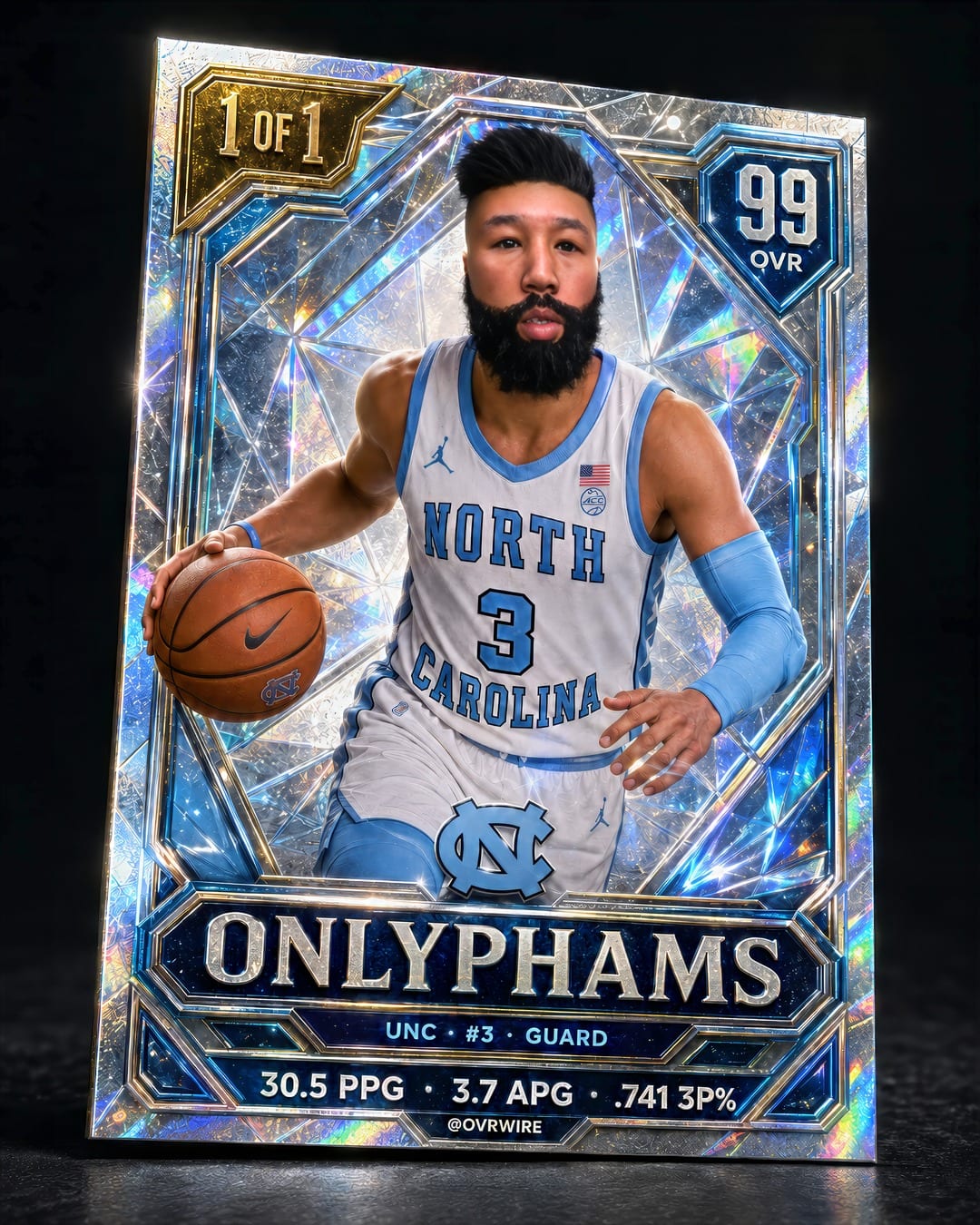 OnlyPhams 1-of-1 diamond collector card (UNC #3)